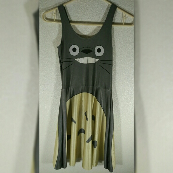 Poprageous Dresses & Skirts - Poprageous Small Totoro Skater Dress Rare